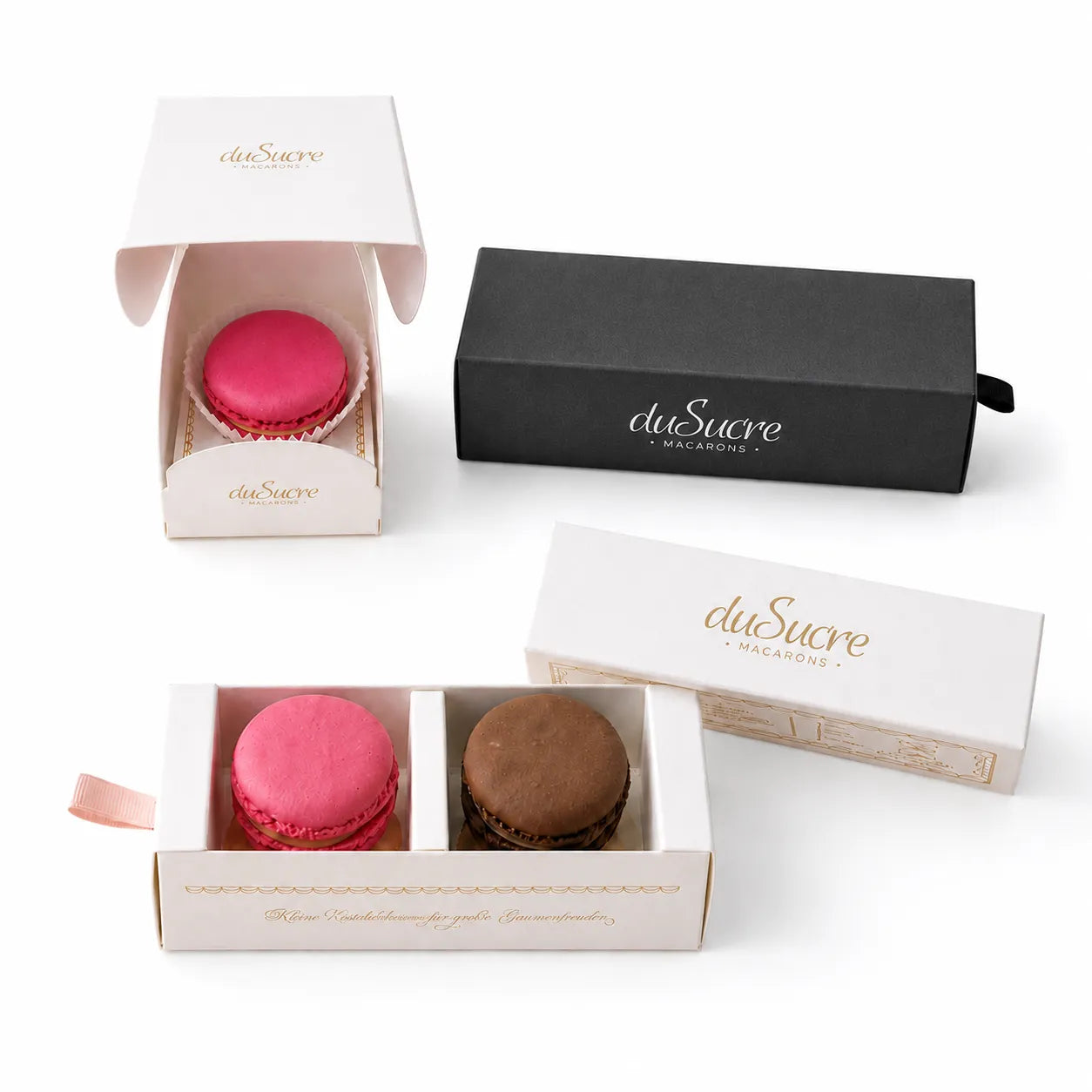 mit klassischen Macarons